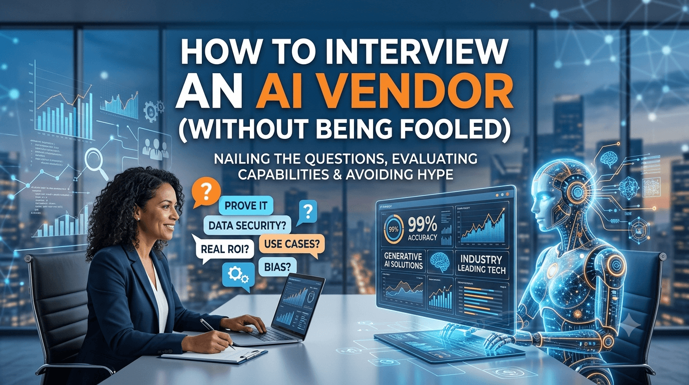 How to interview an AI vendor (without being fooled)