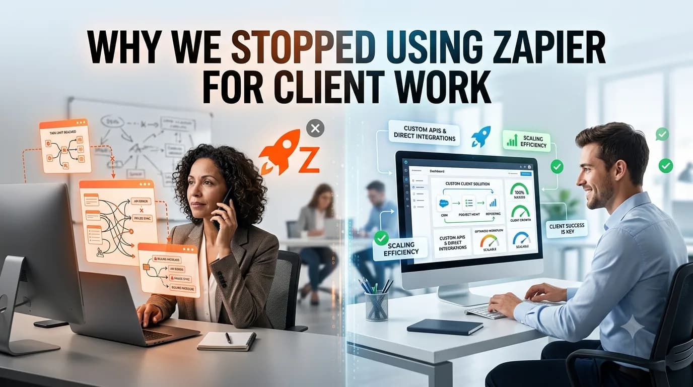 Why we stopped using Zapier for client work